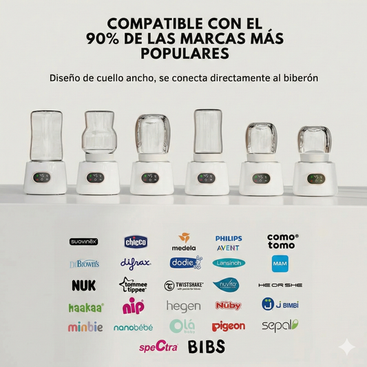 Calentador portátil de biberones